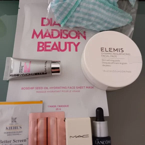 MACY'S 8pc LOT SKINCARE & HAIR: ELEMIS/KIEHL'S/LANCOME/MAC/PETER THOMAS ROTH~NEW - Picture 4 of 6